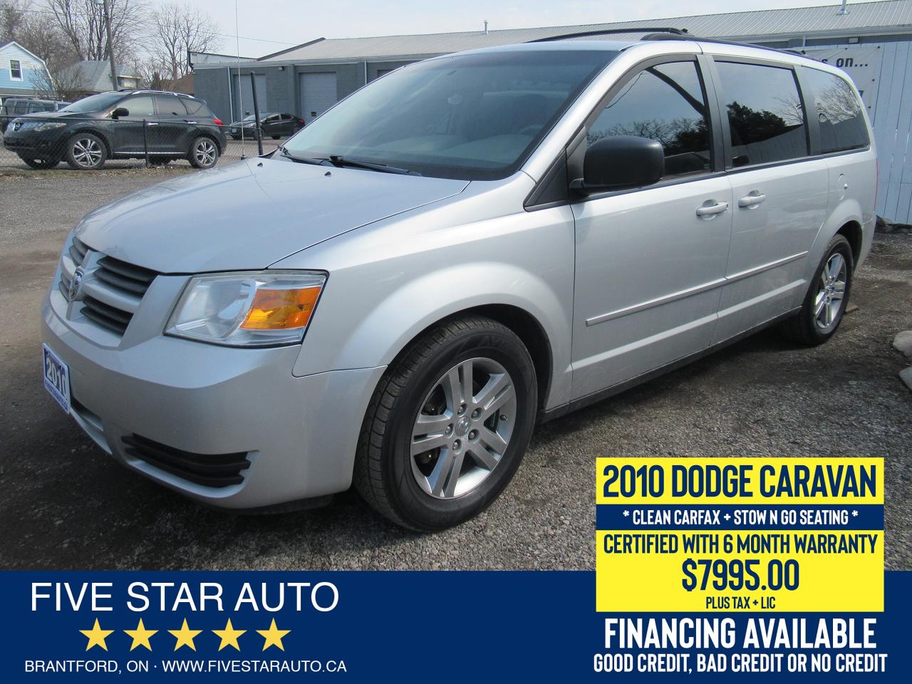Used 2010 Dodge Grand Caravan SE *Clean Carfax* Certified w/ 6 Month Warranty for sale in Brantford, ON