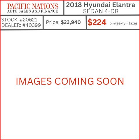 2018 Hyundai Elantra SEDAN 4-DR