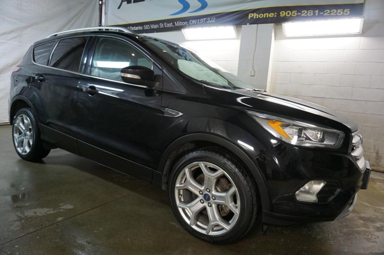 Used 2017 Ford Escape TITANIUM 4WD *FREE ACCIDENT* CERTIFIED CAMERA NAV BLUETOOTH LEATHER HEATED SEATS PANO ROOF CRUISE ALLOYS for sale in Milton, ON