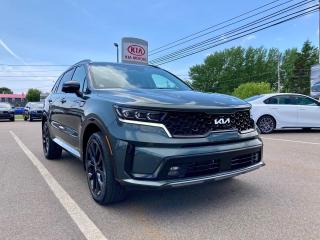 <meta charset=UTF-8 />
<span style=font-weight: 400;><span>The 2022 Kia Sorento SX is a stylish and spacious midsize SUV that offers a blend of luxury, performance, and versatility. Its powered by a 2.5L turbocharged 4-cylinder engine that produces 281 horsepower and 311 lb-ft of torque, paired with an 8-speed automatic transmission and all-wheel drive. The exterior features a sleek and modern design, with LED headlights and taillights, a panoramic sunroof, and 20-inch alloy wheels. </span></span>




<span style=font-weight: 400;><span>Inside, the Sorento SX offers a premium driving experience, with leather upholstery, heated and ventilated front seats, a heated steering wheel, and a 10.25-inch touchscreen infotainment system with Apple CarPlay and Android Auto compatibility. It also comes equipped with a suite of advanced safety features, including adaptive cruise control, lane departure warning, and automatic emergency braking.</span></span>




<span style=font-weight: 400;>Thank you for your interest in this vehicle. Its located at Centennial Kia of Summerside, 670 Water Street, Summerside, PEI. We look forward to hearing from you; call us toll-free at 1-902-724-4542.</span>