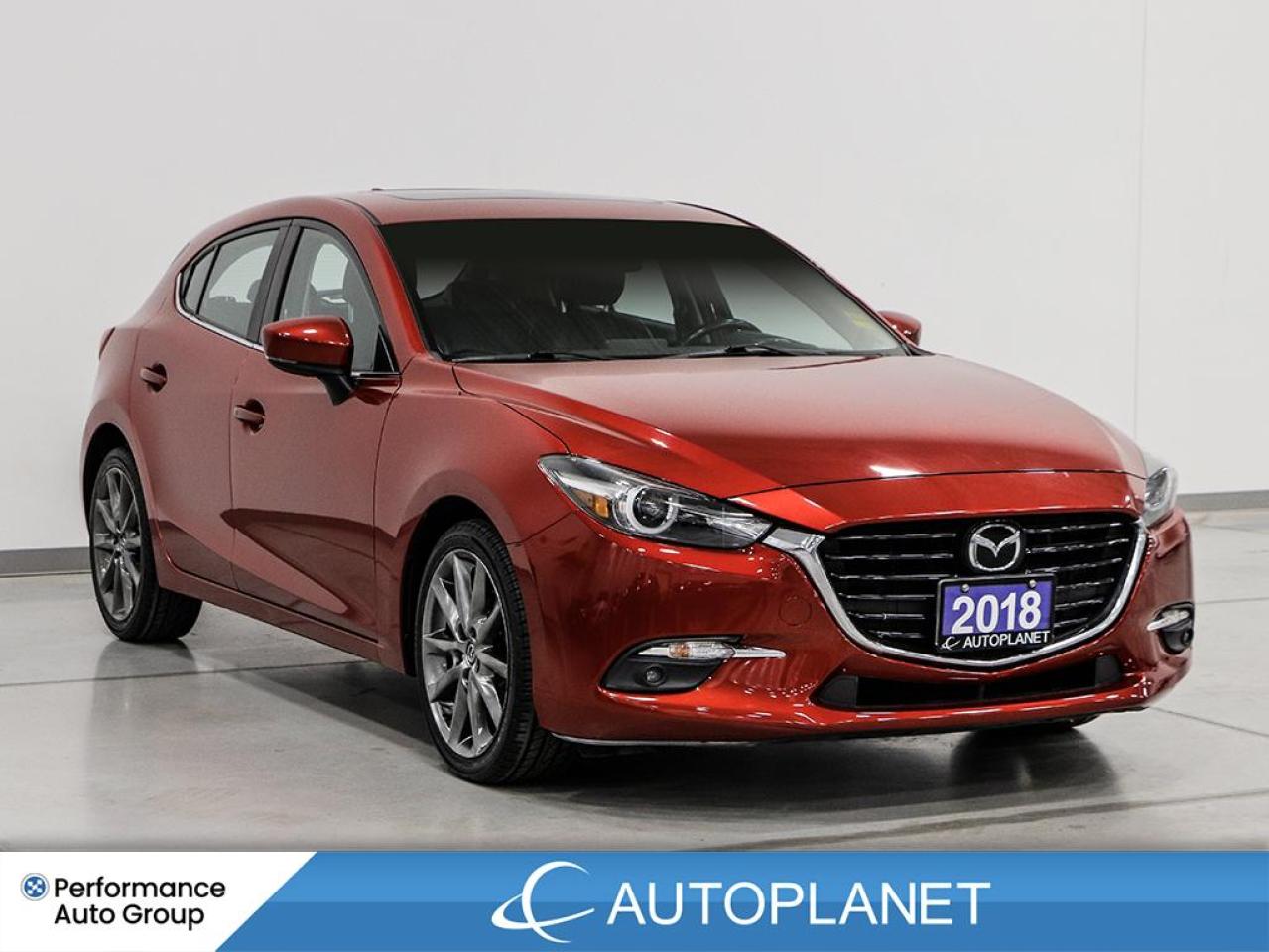 Used 2018 Mazda MAZDA3 GT, Sunroof, Heads Up Display, Sunroof,Back Up Cam for sale in Clarington, ON