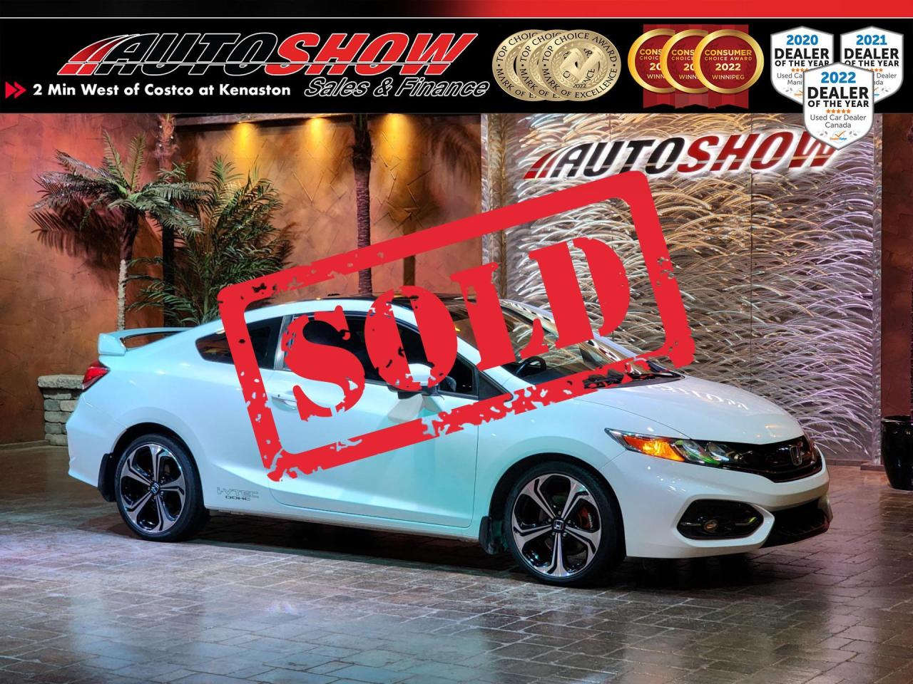 Used 2015 Honda Civic Si w/ 6-Speed Manual!! Sunroof, Htd Seats, Nav for sale in Winnipeg, MB