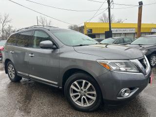 Used 2015 Nissan Pathfinder SL/NAVI/CAMERA/LEATHER/ROOF/ALLOYS/CLEAN CAR FAX for sale in Scarborough, ON