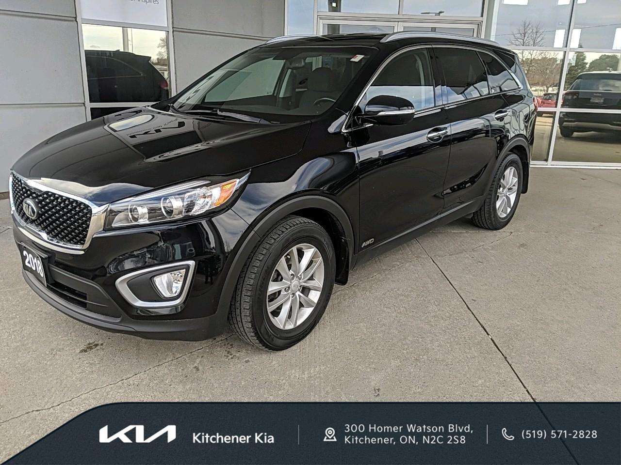 Used 2018 Kia Sorento 2.0L LX No Accidents! One Owner! for sale in Kitchener, ON