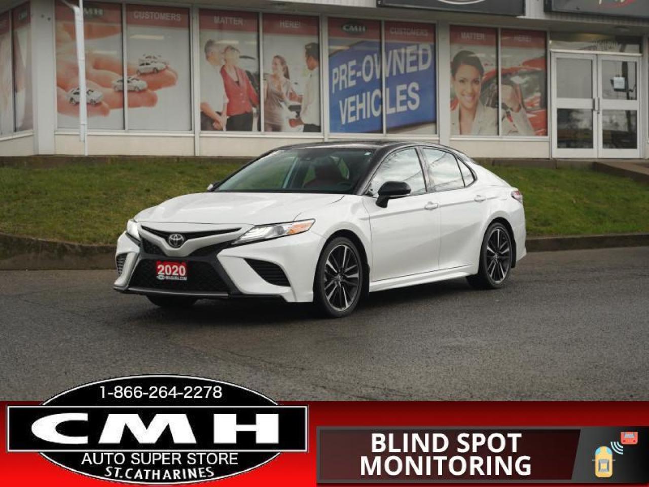 2020 Toyota Camry XSE  LANE-DEP RED-LEATH ROOF ADAP-CC