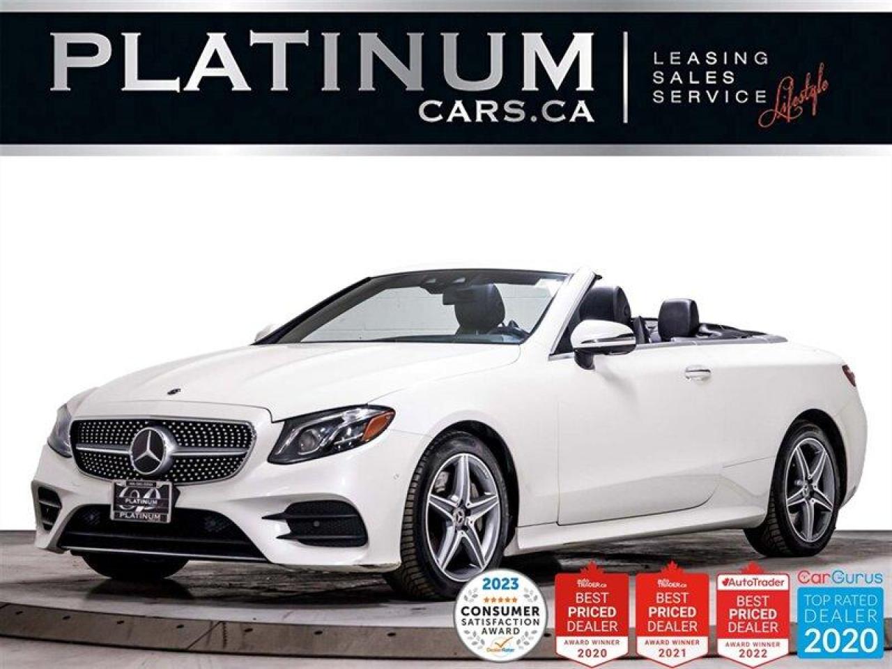 Used 2019 Mercedes-Benz E-Class E450 4MATIC Cabriolet, AMG PKG, HUD, BURMESTER for sale in Toronto, ON