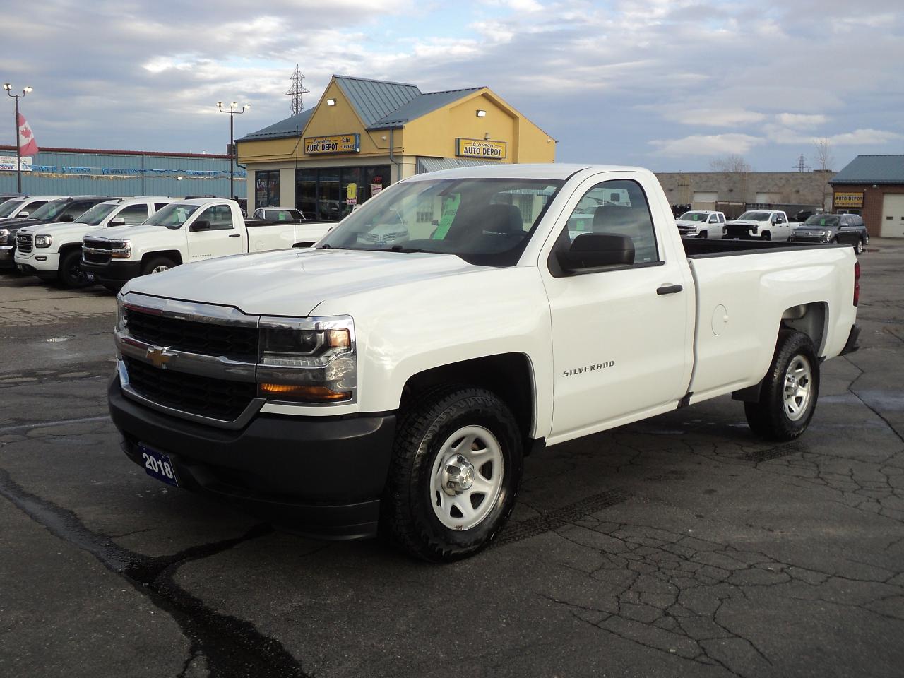 2018 Chevrolet Silverado 1500 WT RegCab 2WD 4.3L 6cyl 8ftBox BackUpCam