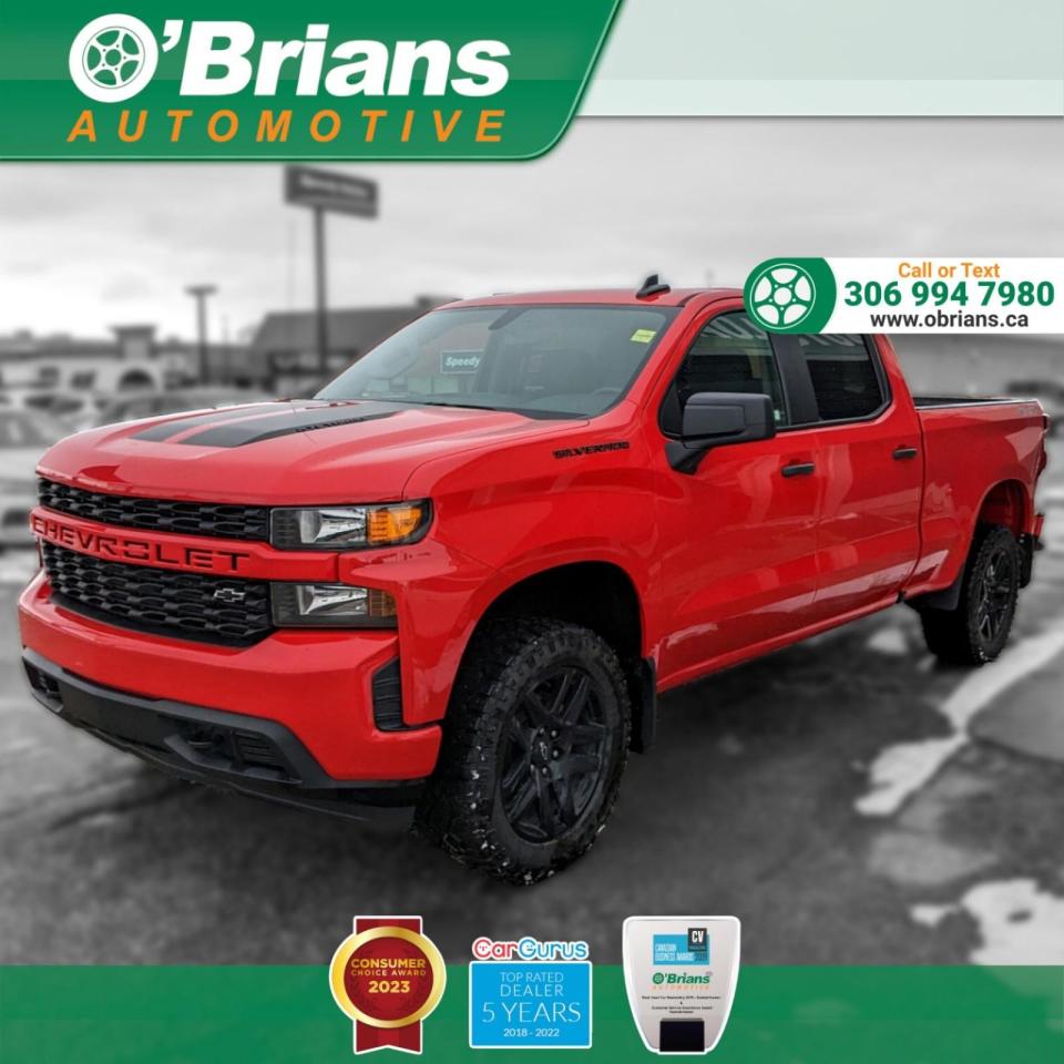 Used 2021 Chevrolet Silverado 1500 Custom - Accident Free! w/4x4, Command Start for sale in Saskatoon, SK
