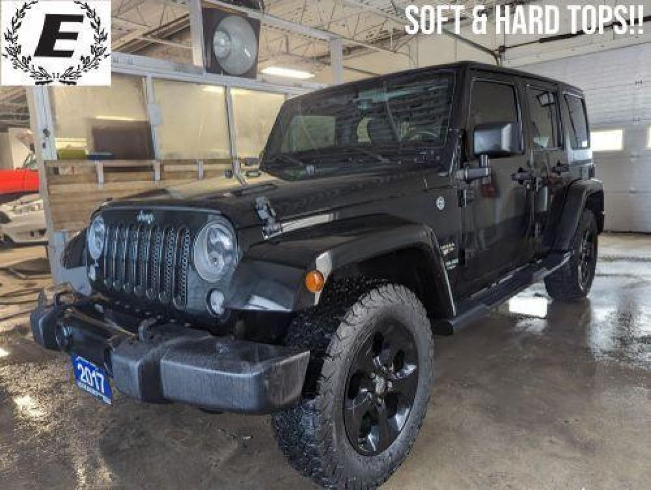 Used 2017 Jeep Wrangler Sahara/NAVIGATION/2 TOPS!! for sale in Barrie, ON