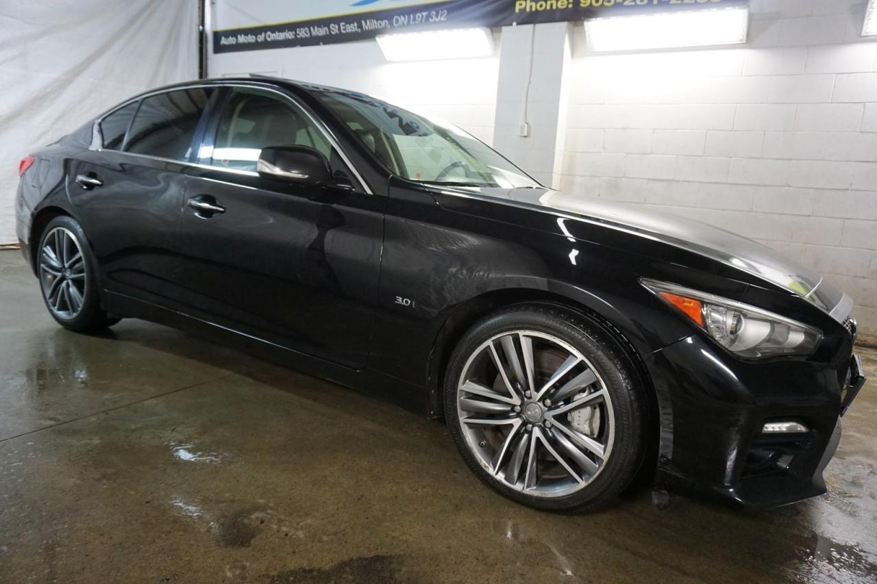 2016 Infiniti Q50 SPORT AWD *ACCIDENT FREE* CERTIFIED CAMERA NAV LEATHER HEATED SEATS SUNROOF CRUISE ALLOYS