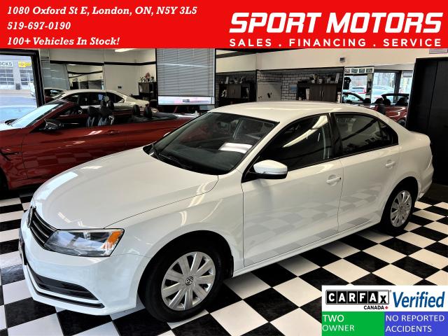 2016 Volkswagen Jetta Trendline+Camera+A/C+Heated Seats+Clean Carfax Photo1