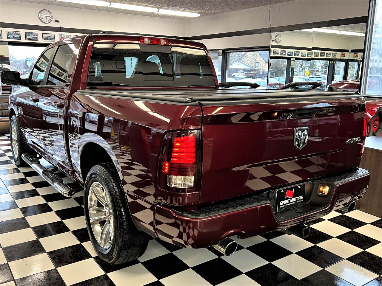 2016 RAM 1500 SPORT HEMI 5.7L 4x4+Roof+Leather+GPS+Accident Free Photo66
