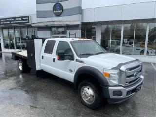 Used 2016 Ford F-550 XLT DRW 4WD DIESEL FLAT DECK CRANE WELDING for sale in Langley, BC