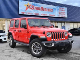 Used 2018 Jeep Wrangler Unlimited Sahara  2018.5 NAV LEATHER ! WE FINANCE ALL CREDIT for sale in London, ON