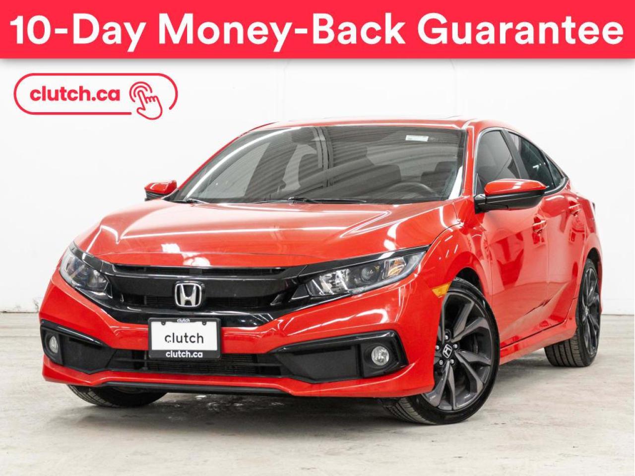 Used 2020 Honda Civic Sedan Sport w/ Honda Sensing & Lane Watch, CarPlay for sale in Toronto, ON