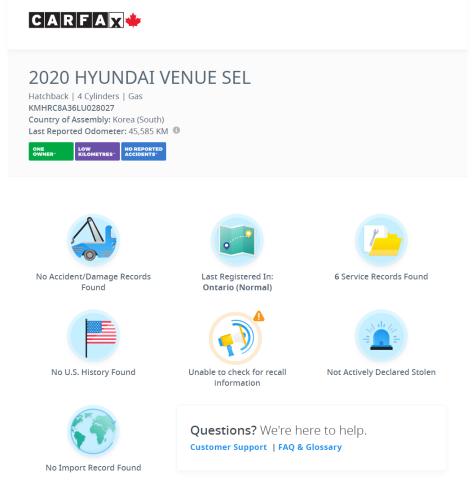 2020 Hyundai Venue Preferred+Camera+ApplePlay+HeatedSeats+CLEANCARFAX Photo12