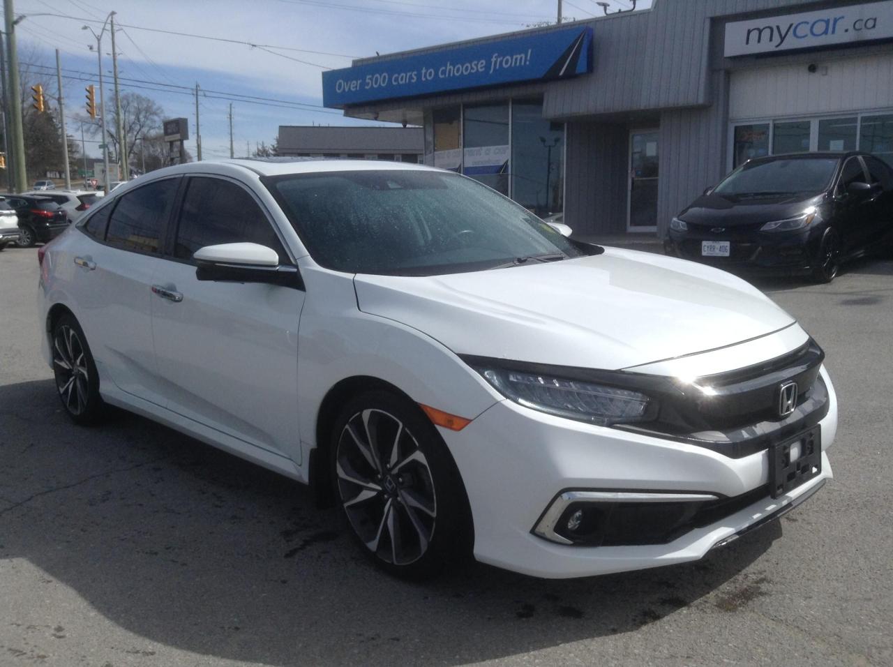 Used 2020 Honda Civic Touring NAV. LEATHER. MOONROOF. HEATED SEATS. B/T. PWR GRP for sale in Kingston, ON