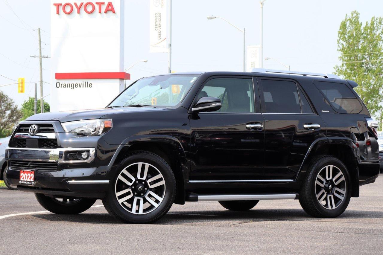 Used 2022 Toyota 4Runner LIMITED 4x4, 7 PASSENGERS, LEATHER HEATED SEATS, SUNROOF, NAVIGATION, 360 CAMERA, RUNNING BOARDS for sale in Orangeville, ON