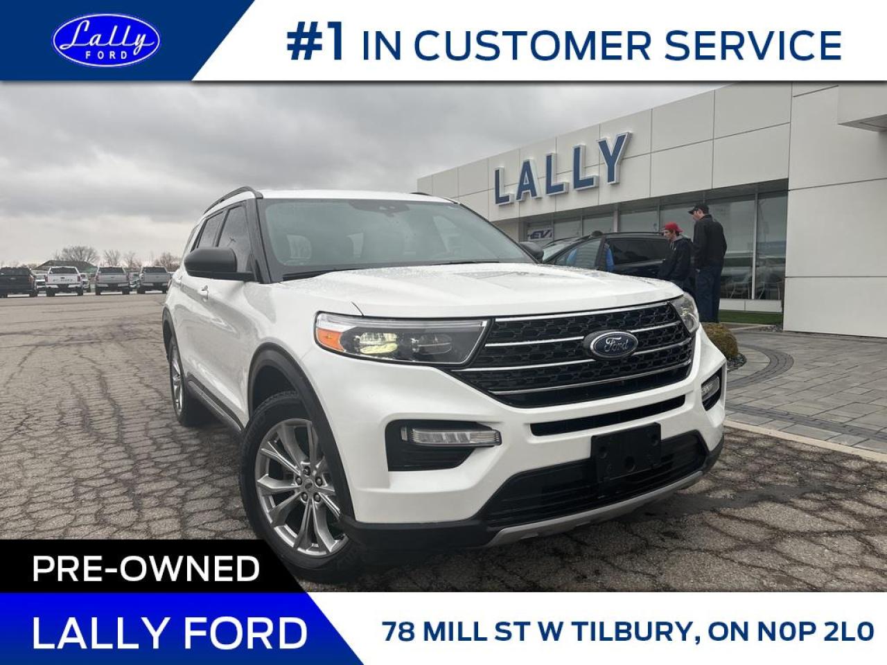 Used 2020 Ford Explorer XLT, 4WD, Roof, Leather, One Owner!! for sale in Tilbury, ON