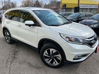 Used 2016 Honda CR-V Touring/AWD/NAVI/CAMERA/LEATHER/ROOF/LOADED/ALLOYS for sale in Scarborough, ON