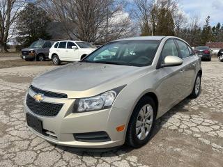 Used 2012 Chevrolet Cruze LT*4 CYL*118 LOW KMS*NO ACC*1 YEAR WARRANTY for sale in Thorndale, ON
