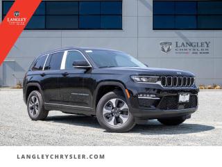 <p><strong><span style=font-family:Arial; font-size:16px;>Feast your eyes on an automotive masterpiece like no other..</span></strong></p> <p><strong><span style=font-family:Arial; font-size:16px;>The 2023 Jeep Grand Cherokee 4xe, exceptionally crafted in a sleek black exterior and interior, awaits you at Langley Chrysler..</span></strong> <br> This brand new, never driven, base trim SUV is not just a vehicle, but a statement of style, performance, and technology.. The Grand Cherokee 4xe is powered by a robust 2.0L 4-cylinder engine, coupled with an 8-speed automatic transmission.</p> <p><strong><span style=font-family:Arial; font-size:16px;>Its not just about power; its about control..</span></strong> <br> The traction control system ensures youre always in command, even in the most challenging terrains.. Step inside to discover a world of comfort and convenience.</p> <p><strong><span style=font-family:Arial; font-size:16px;>The automatic temperature control, power windows, and power steering make every journey a pleasure..</span></strong> <br> The front dual-zone A/C ensures every passenger enjoys their ideal climate.. The memory seat saves your perfect driving position, ensuring maximum comfort on every drive.</p> <p><strong><span style=font-family:Arial; font-size:16px;>Safety has never been compromised..</span></strong> <br> The Grand Cherokee 4xe is equipped with ABS brakes, anti-whiplash front head restraints, and dual front impact airbags.. The low tire pressure warning system, electronic stability, and four-wheel independent suspension all work together to provide you with the safest ride possible.</p> <p><strong><span style=font-family:Arial; font-size:16px;>But this Grand Cherokee 4xe is not just about performance and safety..</span></strong> <br> The navigation system will guide you on every adventure, while the audio memory feature will remember your favorite tunes.. The fully automatic headlights, front fog lights, and auto high-beam headlights ensure youll never be left in the dark.</p> <p><strong><span style=font-family:Arial; font-size:16px;>The Grand Cherokee 4xe is more than just a vehicle - its an experience..</span></strong> <br> The garage door transmitter, heated door mirrors, and acoustic pedestrian protection add touches of luxury and convenience that make every journey special.. This brand new SUV is waiting for you at Langley Chrysler, where we believe you should not just love your car, but love buying it too.</p> <p><strong><span style=font-family:Arial; font-size:16px;>Were here to help you find the perfect vehicle that suits your lifestyle and needs..</span></strong> <br> Fun fact: Did you know the 4xe in the name signifies Jeeps commitment to electrification, combining performance and eco-friendly technology? Now thats a car of the future!. Come and discover the unique selling points of this 2023 Jeep Grand Cherokee 4xe for yourself.. Dont just take our word for it, experience this automotive masterpiece firsthand.</p> <p><strong><span style=font-family:Arial; font-size:16px;>Your brand new journey awaits you at Langley Chrysler.</span></strong></p>.Documentation Fee $968, Finance Placement $628, Safety & Convenience Warranty $699

<p>*All prices are net of all manufacturer incentives and/or rebates and are subject to change by the manufacturer without notice. All prices plus applicable taxes, applicable environmental recovery charges, documentation of $599 and full tank of fuel surcharge of $76 if a full tank is chosen.<br />Other items available that are not included in the above price:<br />Tire & Rim Protection and Key fob insurance starting from $599<br />Service contracts (extended warranties) for up to 7 years and 200,000 kms starting from $599<br />Custom vehicle accessory packages, mudflaps and deflectors, tire and rim packages, lift kits, exhaust kits and tonneau covers, canopies and much more that can be added to your payment at time of purchase<br />Undercoating, rust modules, and full protection packages starting from $199<br />Flexible life, disability and critical illness insurances to protect portions of or the entire length of vehicle loan?im?im<br />Financing Fee of $500 when applicable<br />Prices shown are determined using the largest available rebates and incentives and may not qualify for special APR finance offers. See dealer for details. This is a limited time offer.</p>