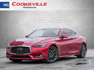 Used 2017 Infiniti Q60 3.0t Red Sport 400 Red Sport 400, BOSE, SUNROOF, NAVIGATION, 3.0T for sale in Mississauga, ON