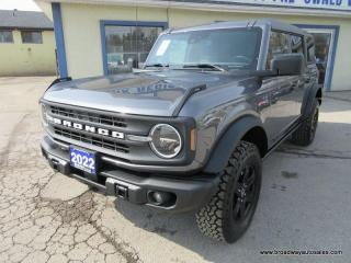 Used 2022 Ford Bronco LIKE NEW BLACK-DIAMOND-MODEL 5 PASSENGER 2.3L - TICVT ENGINE.. 4X4.. NAVIGATION.. REMOVEABLE-HARD-TOP.. LEATHER.. HEATED SEATS.. BACK-UP CAMERA.. for sale in Bradford, ON