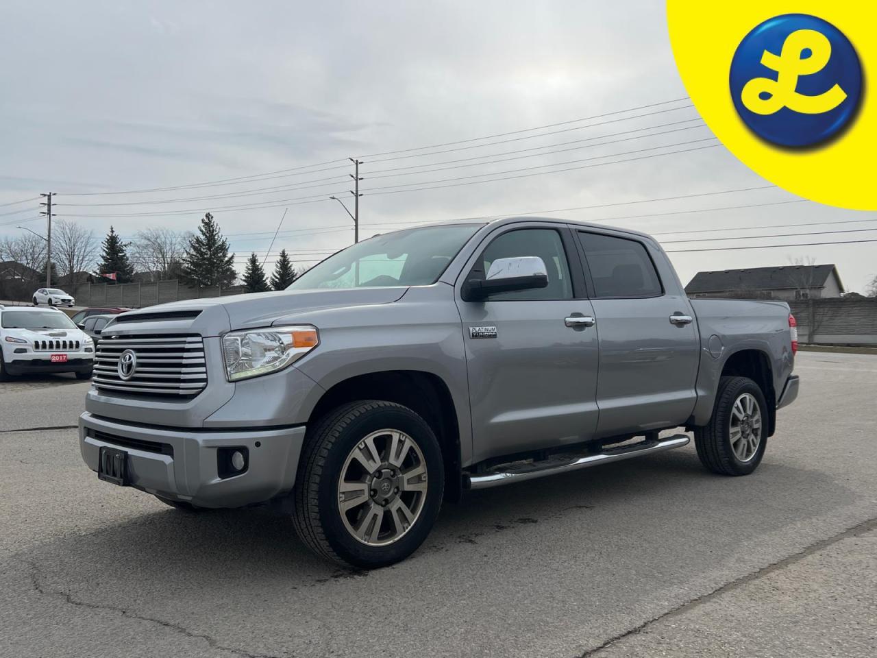 Used 2017 Toyota Tundra Platinum Crew Max 4X4 * Navigation * Sunroof * Heated/Cooled Leather Seats * Blind Spot Monitoring * Power Rear Window * Back Up Camera *  Trailer Bra for sale in Cambridge, ON