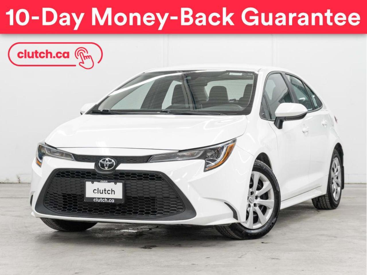 Used 2020 Toyota Corolla LE w/ CarPlay, Toyota Safety Sense for sale in Toronto, ON