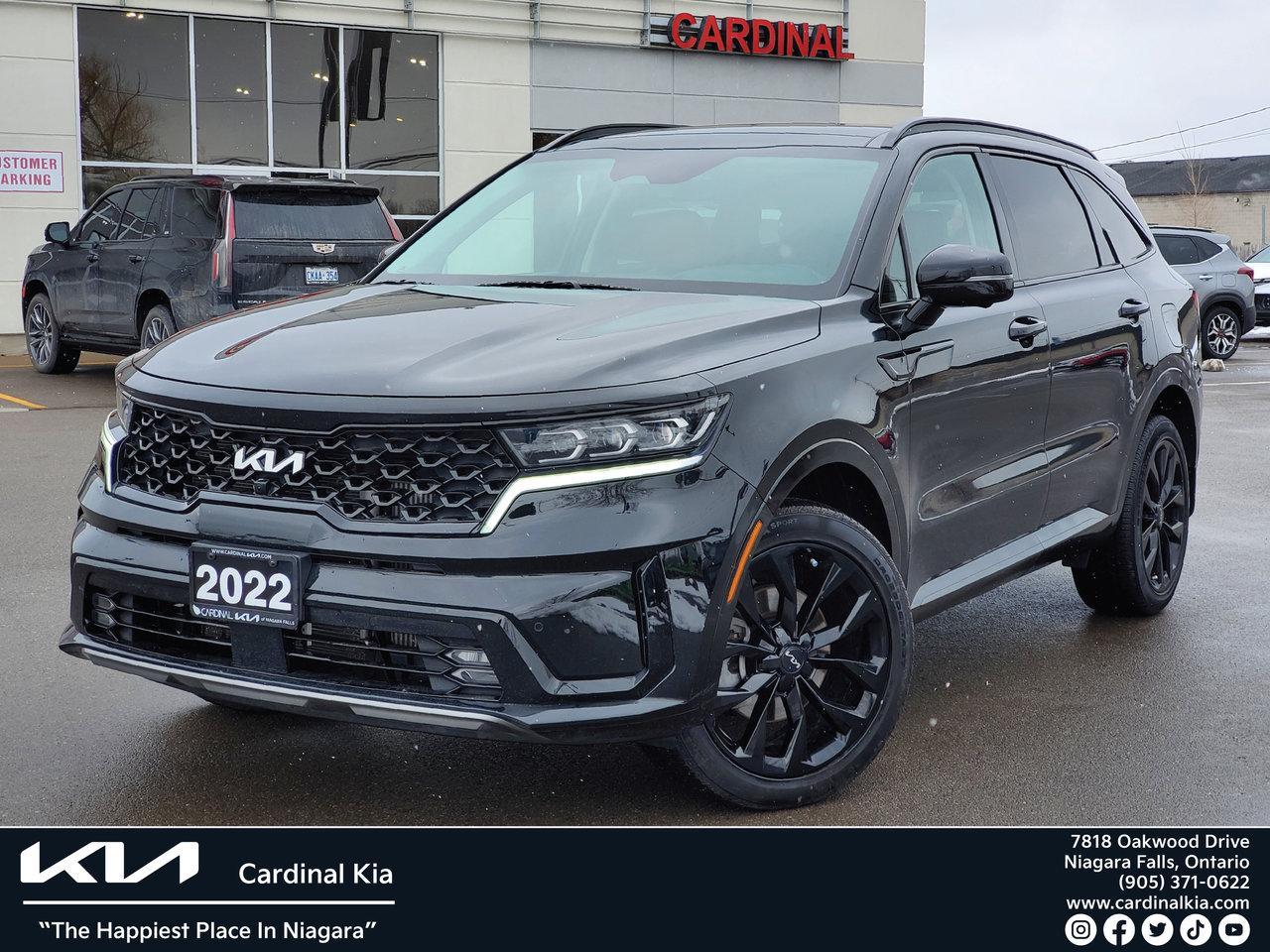 Used 2022 Kia Sorento SX, HUD, Heated and Cooled Seats, Navi, AWD for sale in Niagara Falls, ON