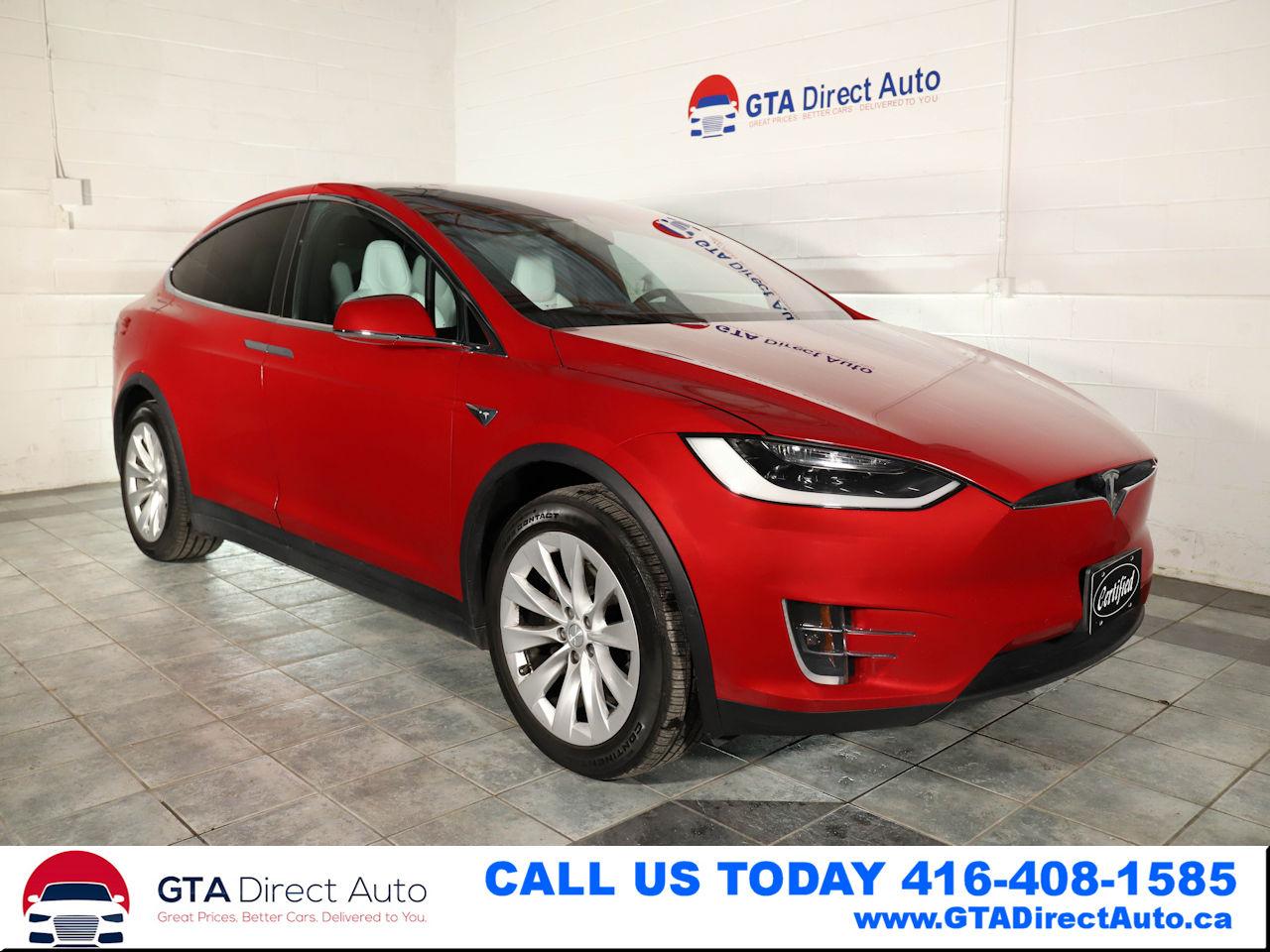 2017 Tesla Model X 75D Nav Autopilot FSD Avail 335KM Range Certified