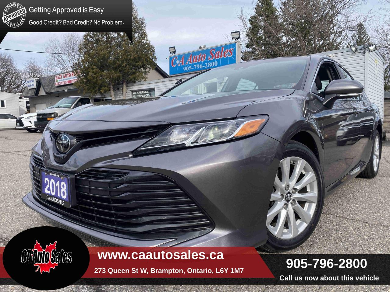 Used 2018 Toyota Camry LE Auto ACCIDENT FREE ONE OWNER for sale in Brampton, ON