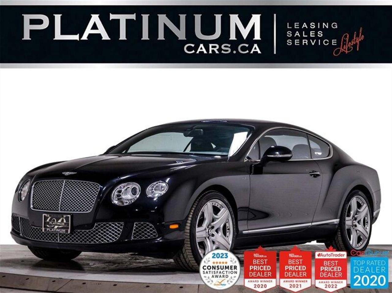 Used 2014 Bentley Continental GT W12, 567HP, CARBON TRIM, AWD, NAV for sale in Toronto, ON