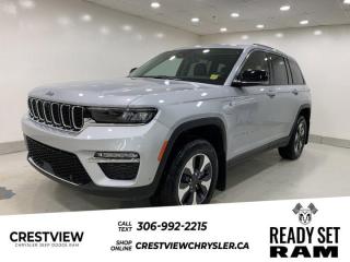 GRAND CHEROKEE 4XE Check out this vehicles pictures, features, options and specs, and let us know if you have any questions. Helping find the perfect vehicle FOR YOU is our only priority.P.S...Sometimes texting is easier. Text (or call) 306-994-7040 for fast answers at your fingertips!