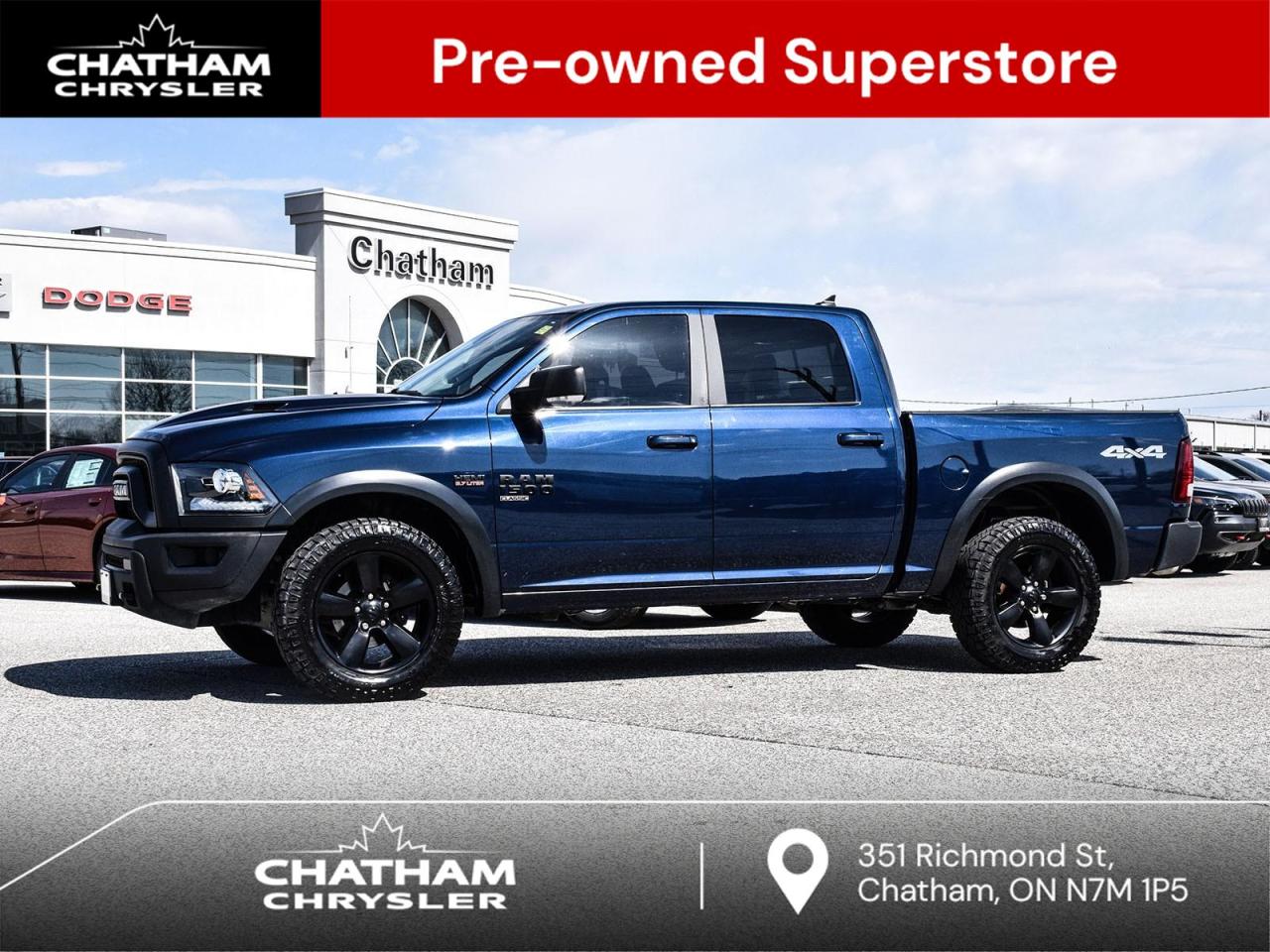 Used 2019 RAM 1500 Classic SLT WARLOCK POWER SEAT LUXURY GROUP for sale in Chatham, ON