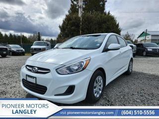 Used 2016 Hyundai Accent GL  - Bluetooth -  Heated Seats for sale in Langley, BC