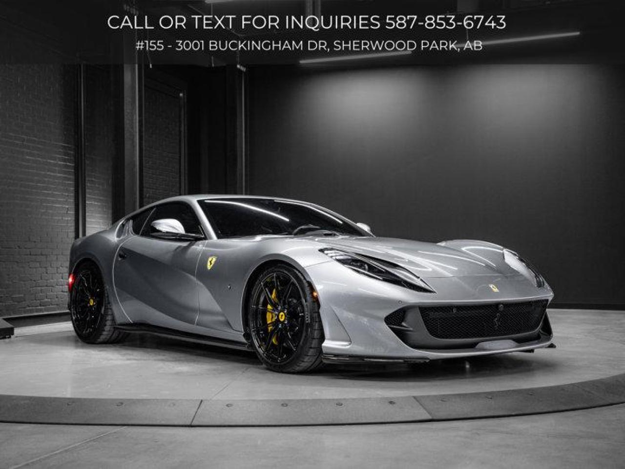 Used 2018 Ferrari 812 Superfast | Full PPF | Carbon Side Skirts | Interior Carbon Package | for sale in Sherwood Park, AB