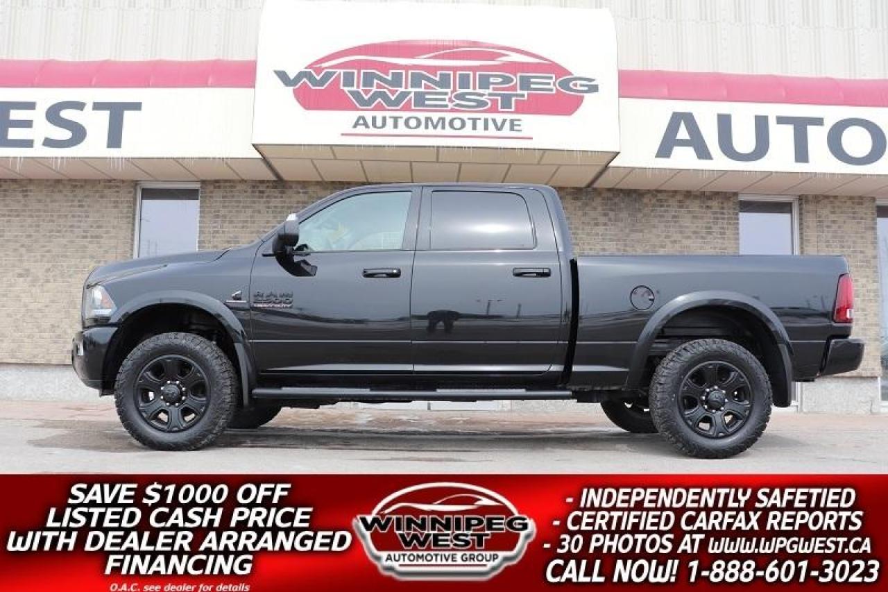 Used 2017 Dodge Ram 2500 LARAMIE SPORT CREW 6.7L CUMMINS 4X4, LOADED, SHARP for sale in Headingley, MB