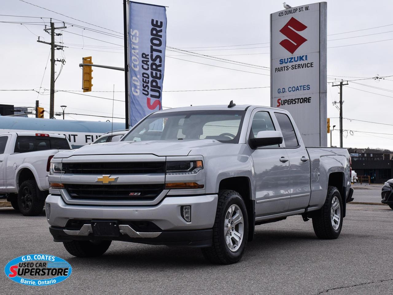 Used 2019 Chevrolet Silverado 1500 LT Z71 Double Cab 4x4 ~Heated Seats ~Backup Camera for sale in Barrie, ON