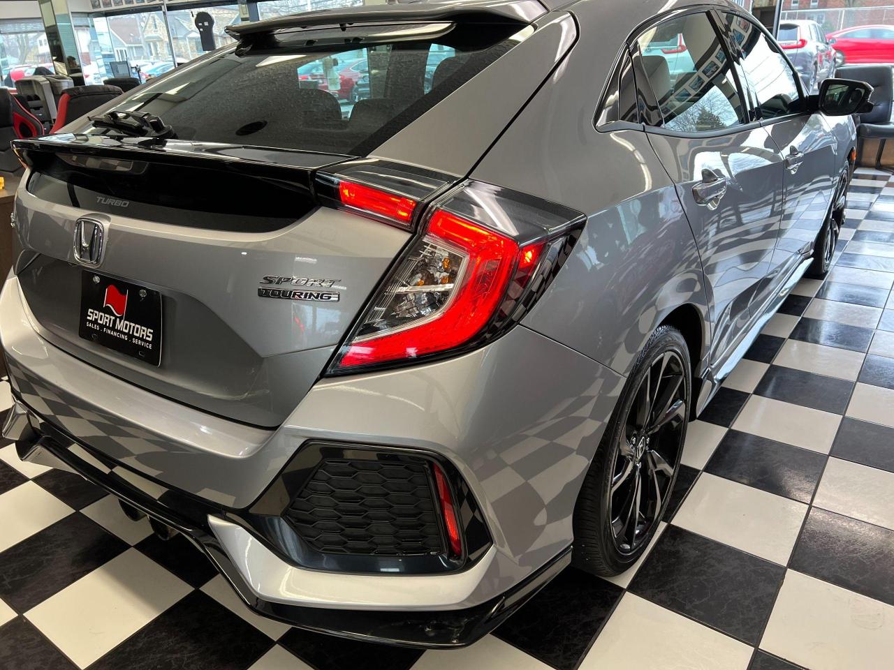 2017 Honda Civic Sport Touring TURBO+GPS+Roof+Leather+CLEAN CARFAX Photo107