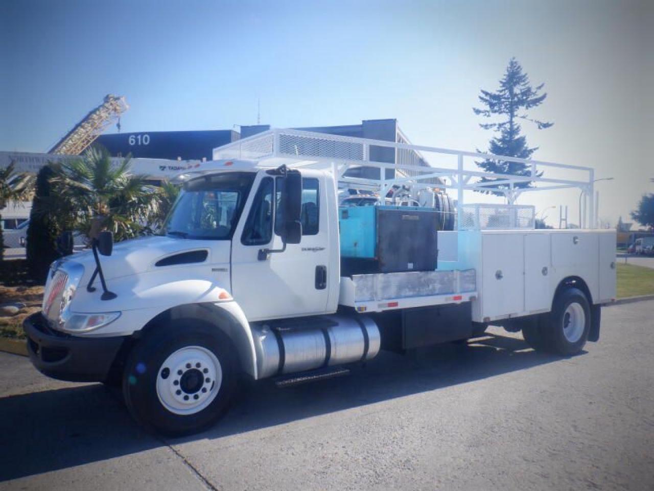 Used 2011 International 4300 DuraStar Service Truck  With Air Compressor 3 Seater Diesel for sale in Burnaby, BC