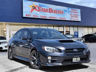 Used 2016 Subaru WRX NAV LEATHER SUNROOF H-SEATS! WE FINANCE ALL CREDIT for sale in London, ON