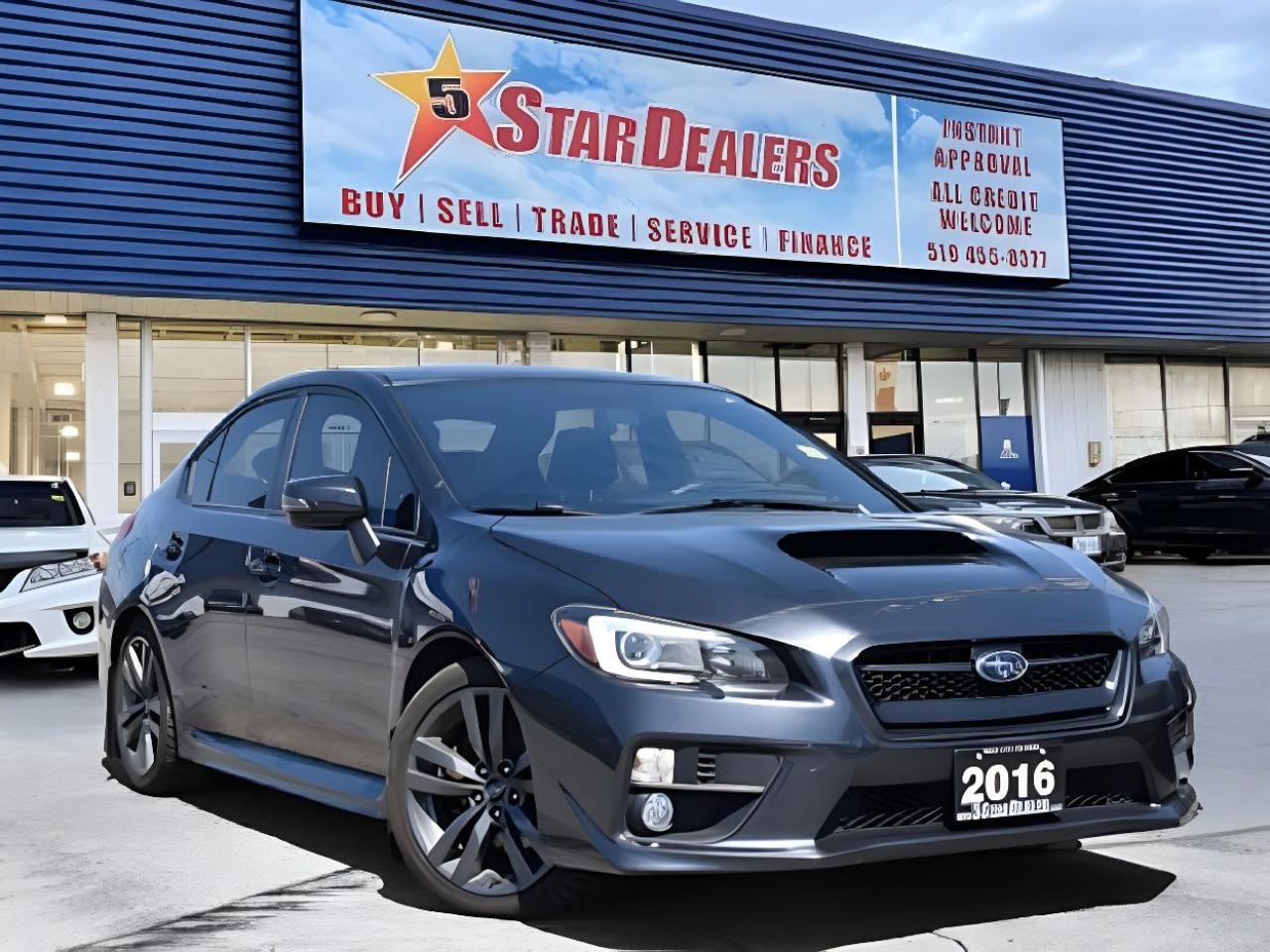 Used 2016 Subaru WRX Sport-tech Pkg NAV ROOF LEATHER WE FINANCE ALL CRD for sale in London, ON