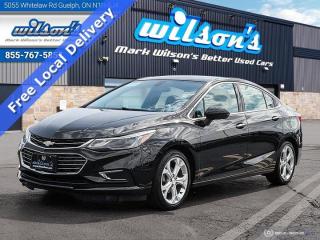 Used 2018 Chevrolet Cruze Premier -  Leather, back-Up Camera, Heated Steering & Seats, Bluetooth, and More! for sale in Guelph, ON