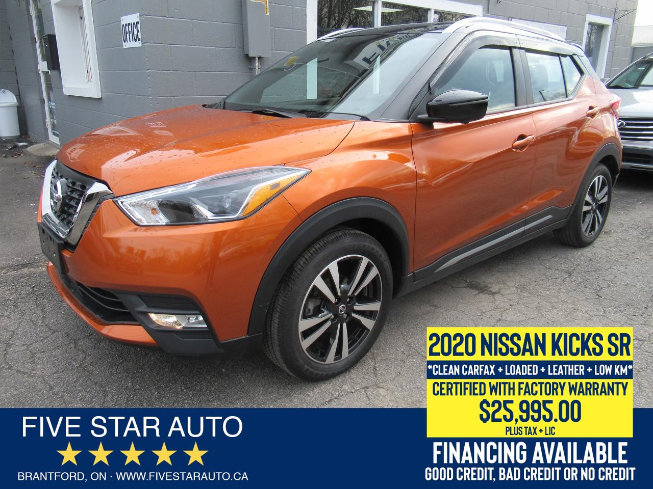 2020 Nissan Kicks SR *Clean Carfax* Certified w/ Factory Warranty - Photo #1