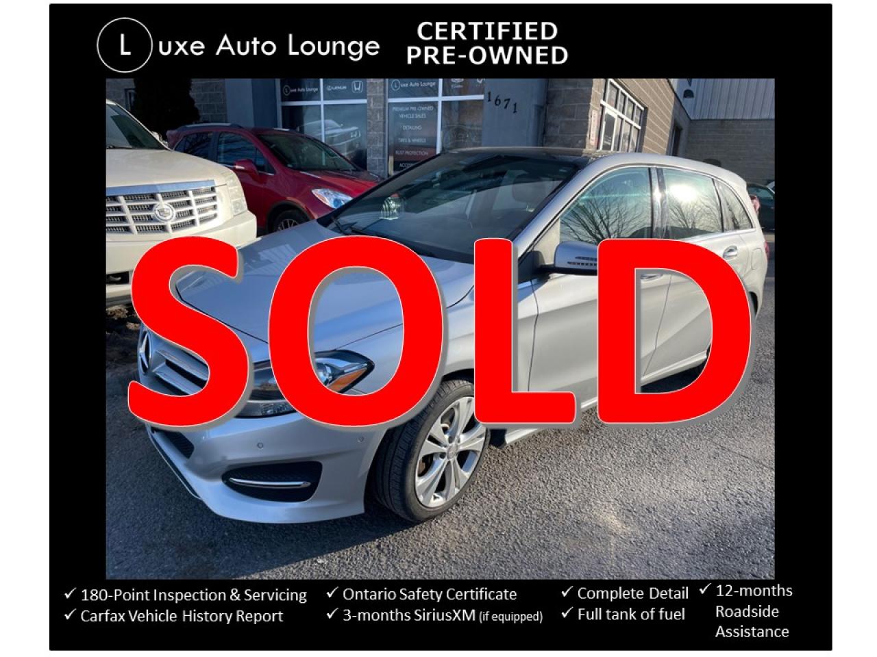 Used 2015 Mercedes-Benz B-Class B250 4MATIC SPORT TOURER, PANO ROOF, LEATHER, NAV! for sale in Orleans, ON