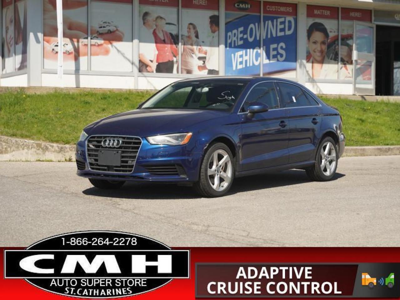 2015 Audi A3 2.0T Technik  NAV CAM ADAP-CC ROOF 18-AL
