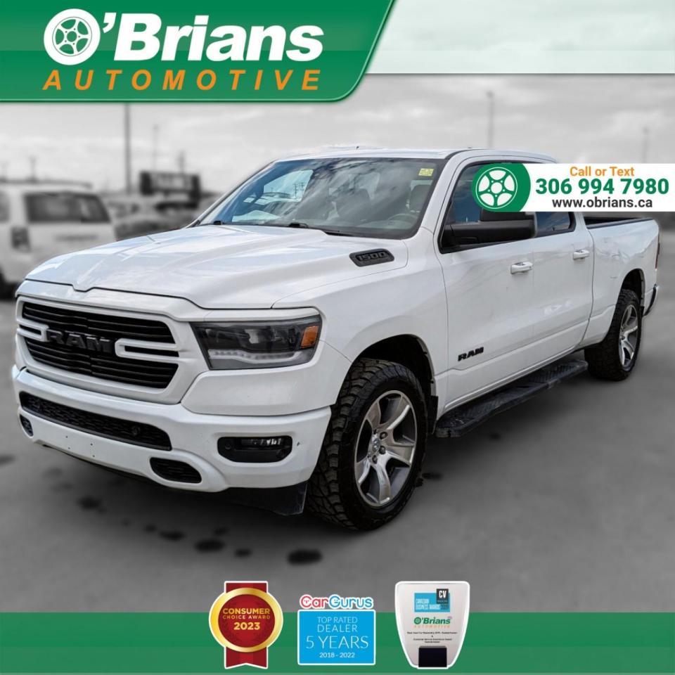 Used 2020 RAM 1500 Sport w/4x4, Command Start, Backup Camera, Leather for sale in Saskatoon, SK
