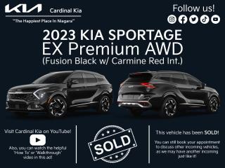 New 2023 Kia Sportage EX Premium - Red Interior for sale in Niagara Falls, ON